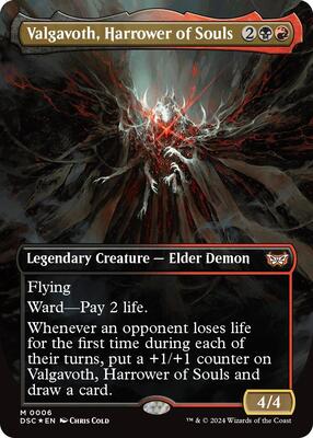 Valgavoth, Harrower of Souls (Borderless) - Commander: Duskmourn