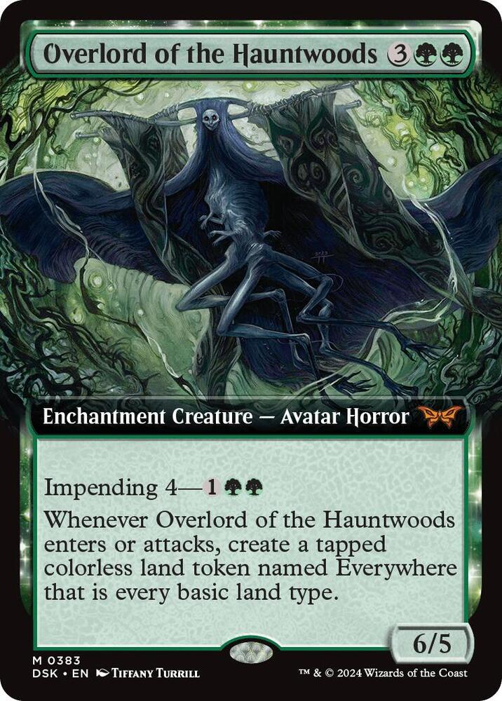 Overlord of the Hauntwoods (Extended Art) - Duskmourn: House of