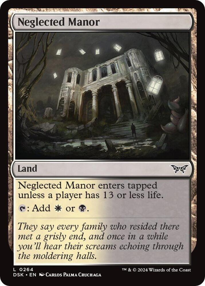 Neglected Manor 264 card