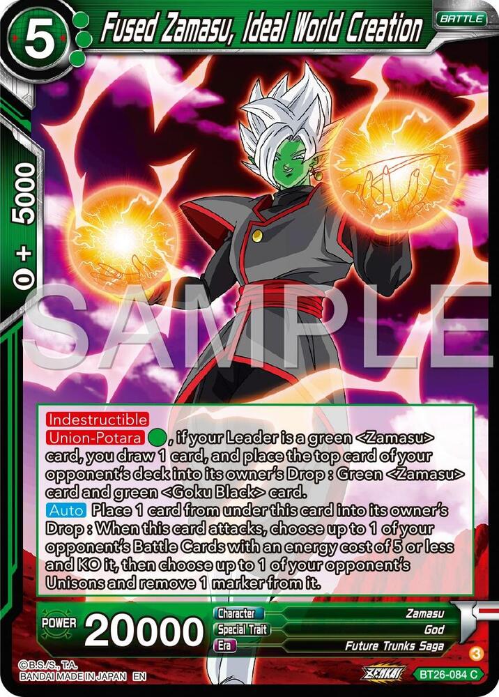 Fused Zamasu, Ideal World Creation - Ultimate Advent - Dragon Ball