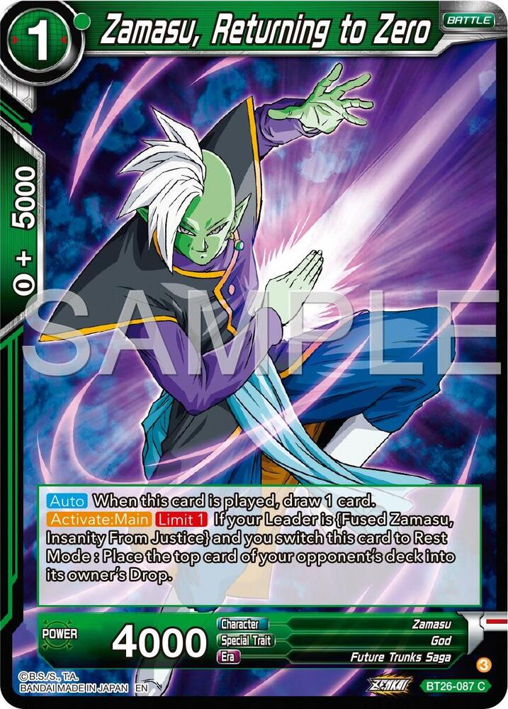 Zamasu, Returning to Zero - Ultimate Advent - Dragon Ball Super ...