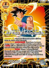 Son Goku, Final Destination card art
