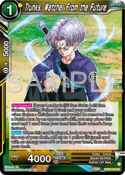 Trunks, Watcher From the Future