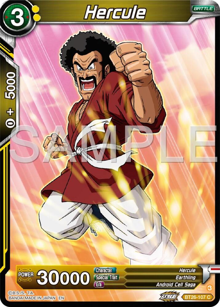 Hercule #BT26-107 — Ultimate Advent Pre-Release Cards