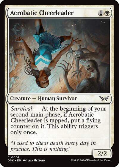 Acrobatic Cheerleader DSK 1 Magic card