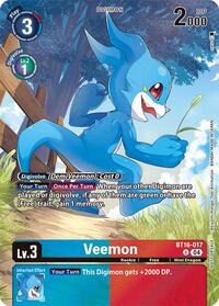 Veemon (Legend Pack 2024) - Beginning Observer - Digimon card