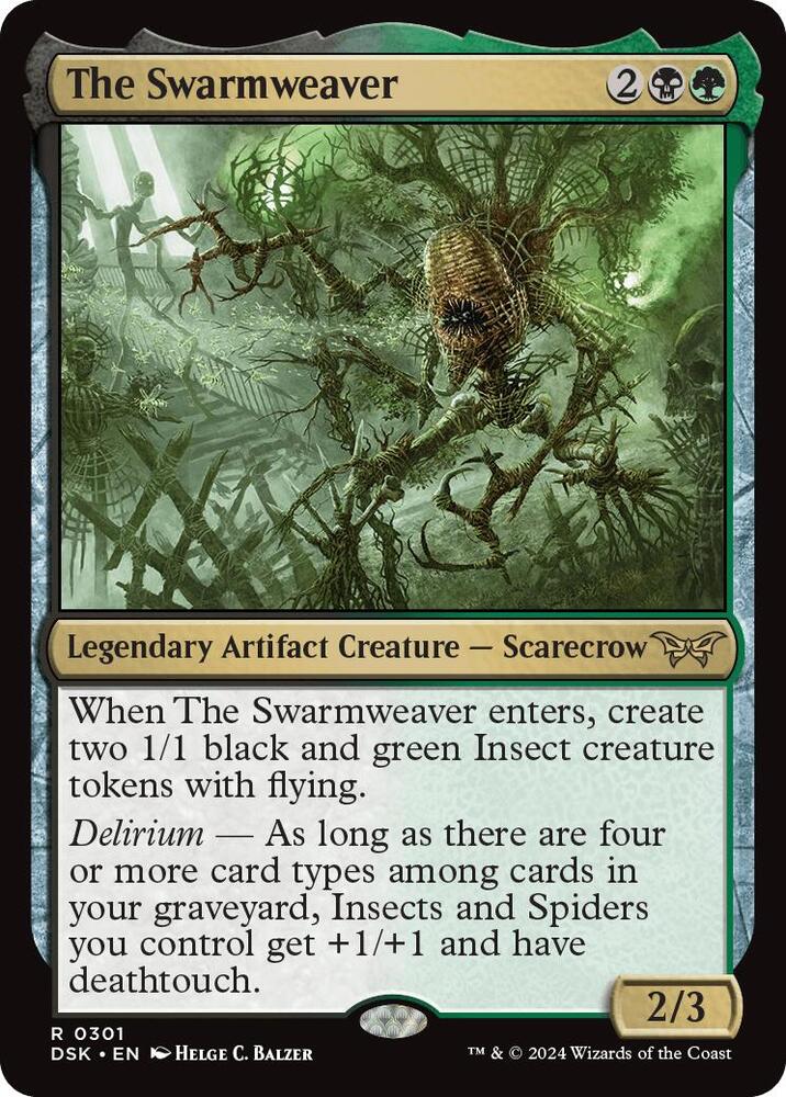 The Swarmweaver (0301) - Duskmourn: House of Horror - Magic: The Gathering - TCGplayer.com The Swarmweaver (0301) - Duskmourn: House of Horror - Magic: The Gathering - TCGplayer.com