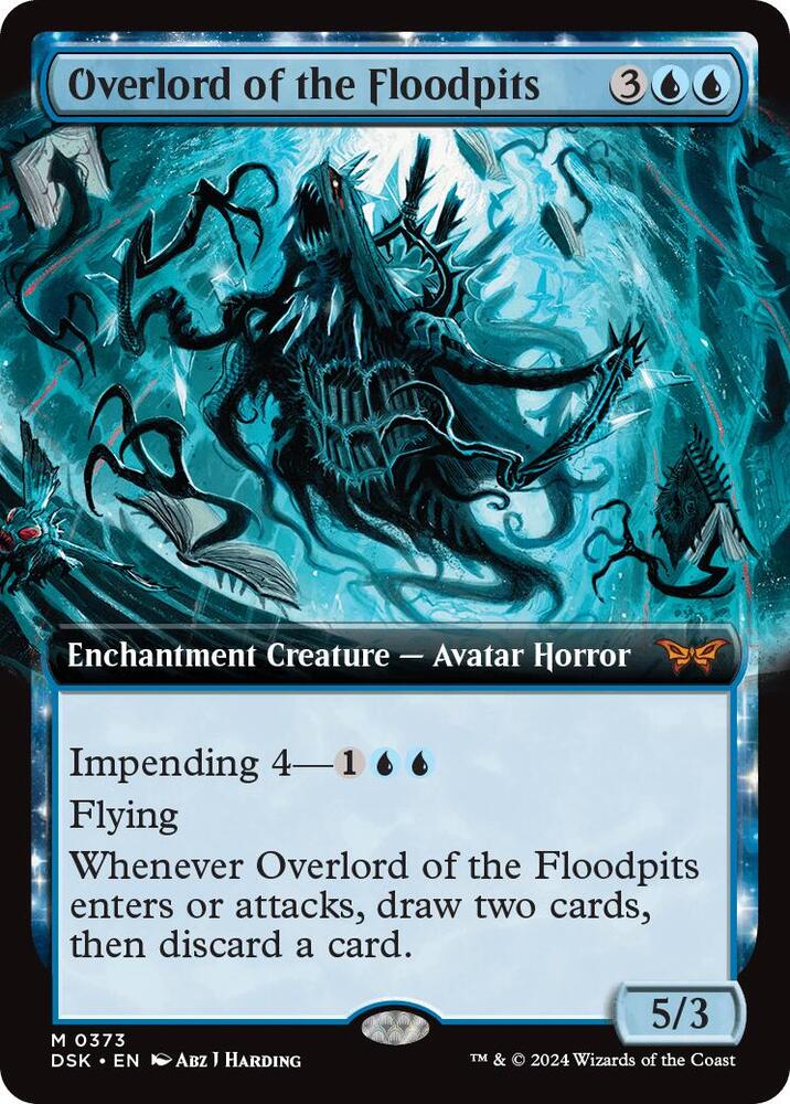 Overlord of the Floodpits (Extended Art) - Duskmourn: House of