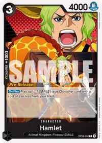 Hamlet - Two Legends Pre-Release Cards - One Piece card