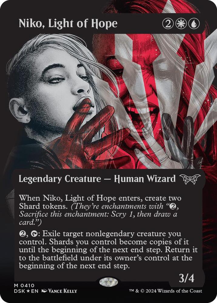 Niko, Light of Hope (Showcase) (Textured Foil) - Duskmourn: House