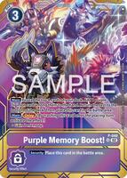 Purple Memory Boost! - P-040 (Premium Card Collection - Memory