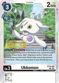 Ukkomon (2024 Regionals Finalist) - Beginning Observer - Digimon card