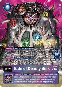 Gate of Deadly Sins (2024 Regionals Participant) - Infernal Ascension - Digimon card