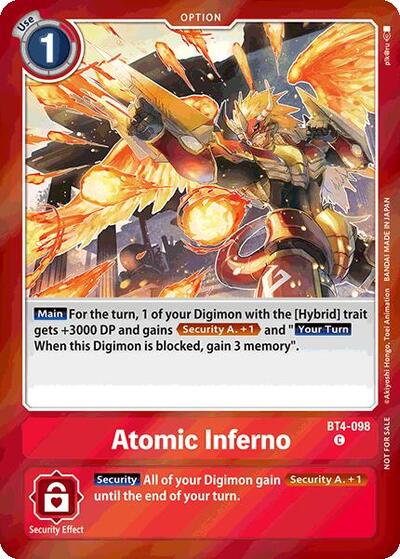 Atomic Inferno (Event Pack 7) Great Legend card price