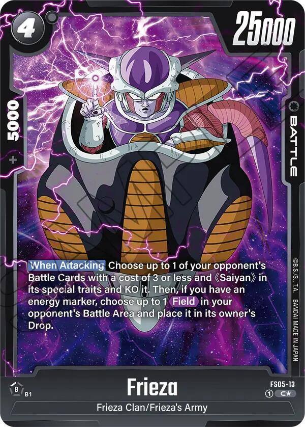 Frieza (Bonus Pack Alternate Art) - Starter Deck 5: Bardock