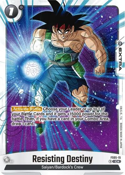 Resisting Destiny (Bonus Pack Alternate Art) Starter Deck 5: Bardock card price