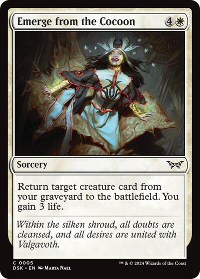 Emerge from the Cocoon from DSK #5, Magic: The Gathering card
