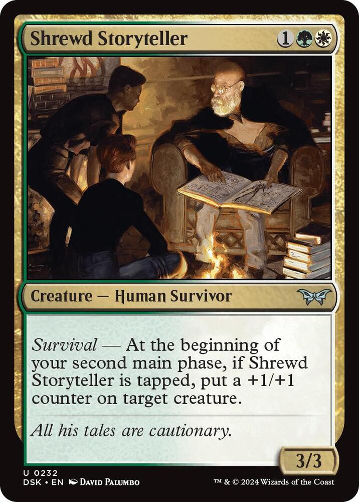 Shrewd Storyteller 232 card