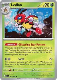 Ledian #003/142 from Deck Exclusives Pokemon card image