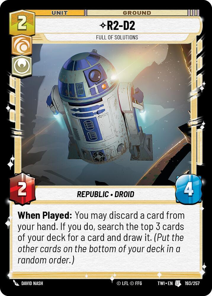 R2-D2 - Full of Solutions - Twilight of the Republic - Star Wars