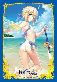 Bushiroad Sleeve Collection Mini: Fate/Grand Order: Archer/Altria Pendragon (65- · Bushiroad Card Sleeves