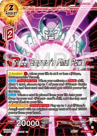 Frieza, Emperor's Final Power card art