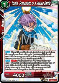 Trunks, Premonition of a Heated Battle card art