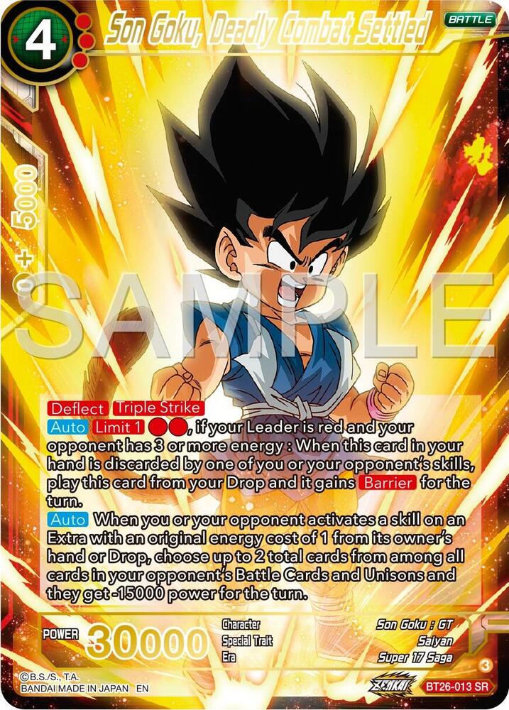 Son Goku, Deadly Combat Settled - Ultimate Advent - Dragon Ball