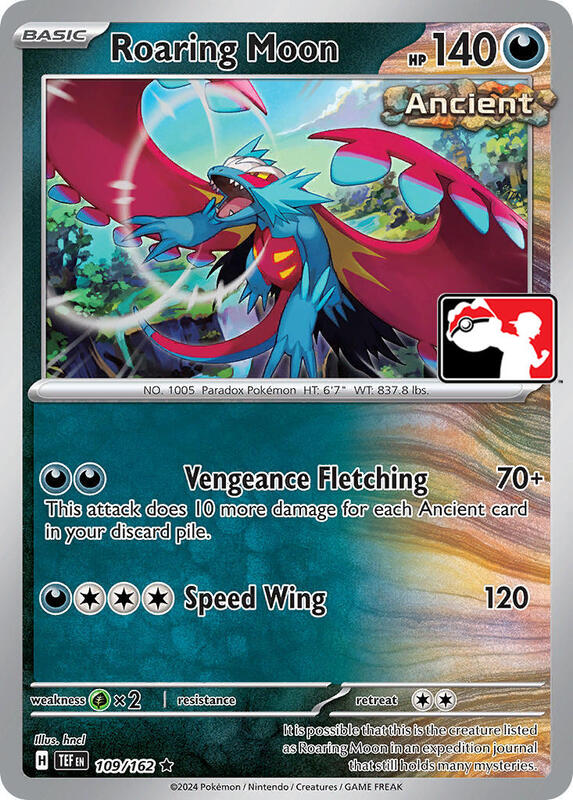 Roaring Moon 109/162 from Prize Pack Series Cards