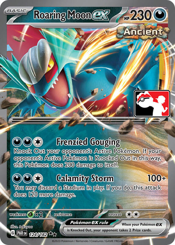 Roaring Moon ex 124/182 from Prize Pack Series Cards