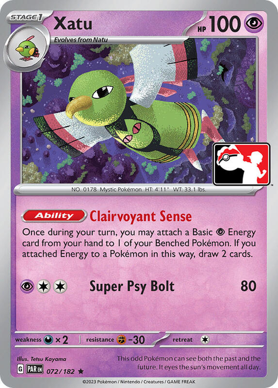 Xatu 072/182 from Prize Pack Series Cards