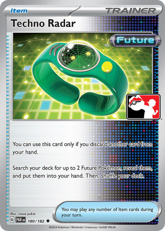 Techno Radar 180/182 from Prize Pack Series Cards