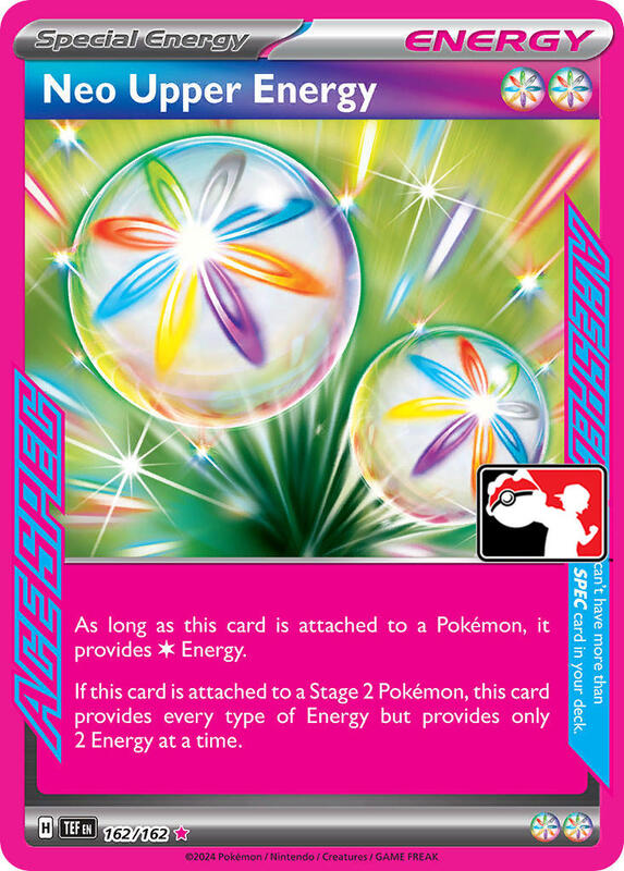 Neo Upper Energy 162/162 from Prize Pack Series Cards