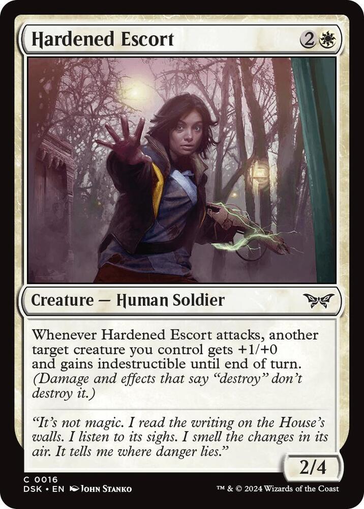 Hardened Escort - Duskmourn: House of Horror - Magic: The