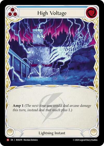 High Voltage Rosetta card price
