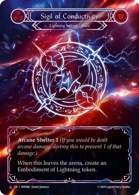 Sigil of Conductivity (Marvel) - Rosetta - Flesh and Blood TCG