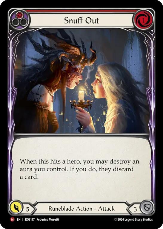 Snuff Out - Rosetta - Flesh and Blood TCG - TCGplayer.com