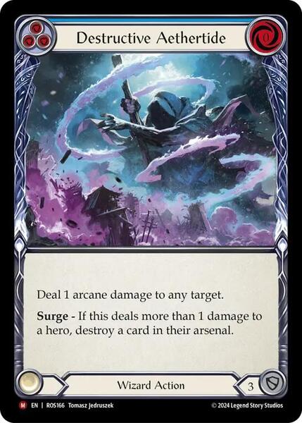 Destructive Aethertide - Rosetta - Flesh and Blood TCG