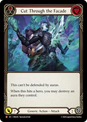 Cut Through the Facade - Rosetta - Flesh and Blood TCG