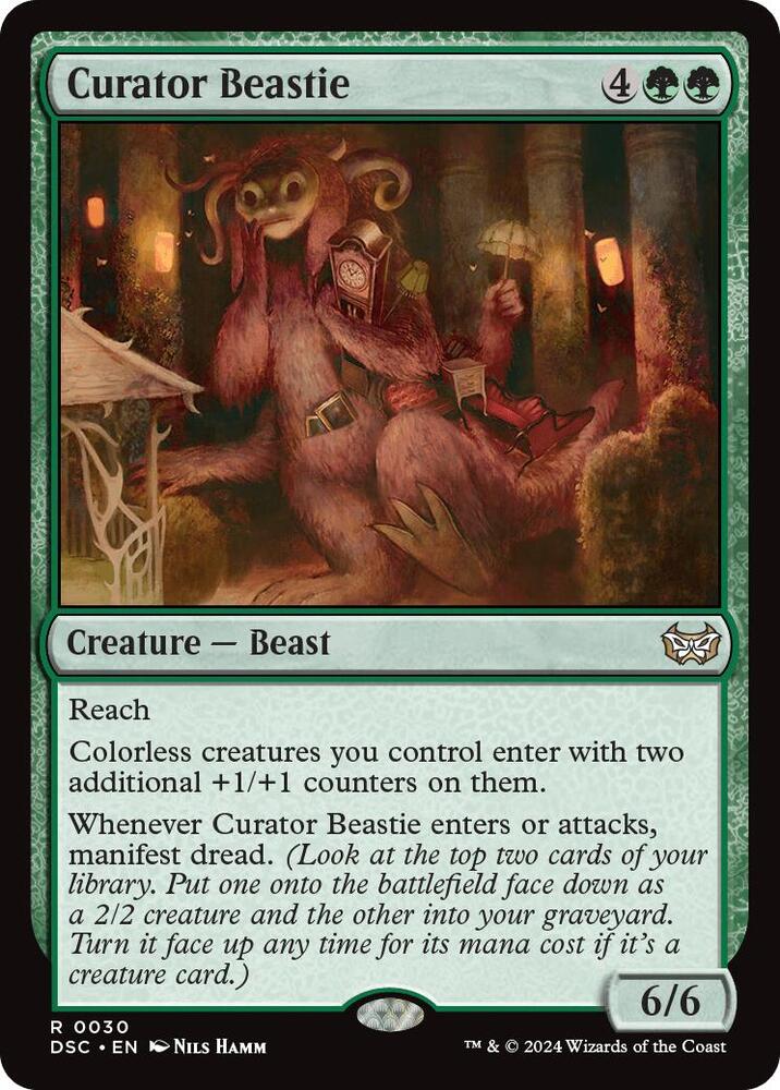 Curator Beastie - Commander: Duskmourn: House of Horror - Magic