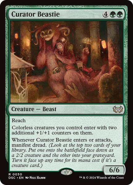Curator Beastie - Commander: Duskmourn: House of Horror - Magic