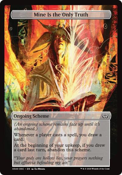 Mine Is The Only Truth Full Art
