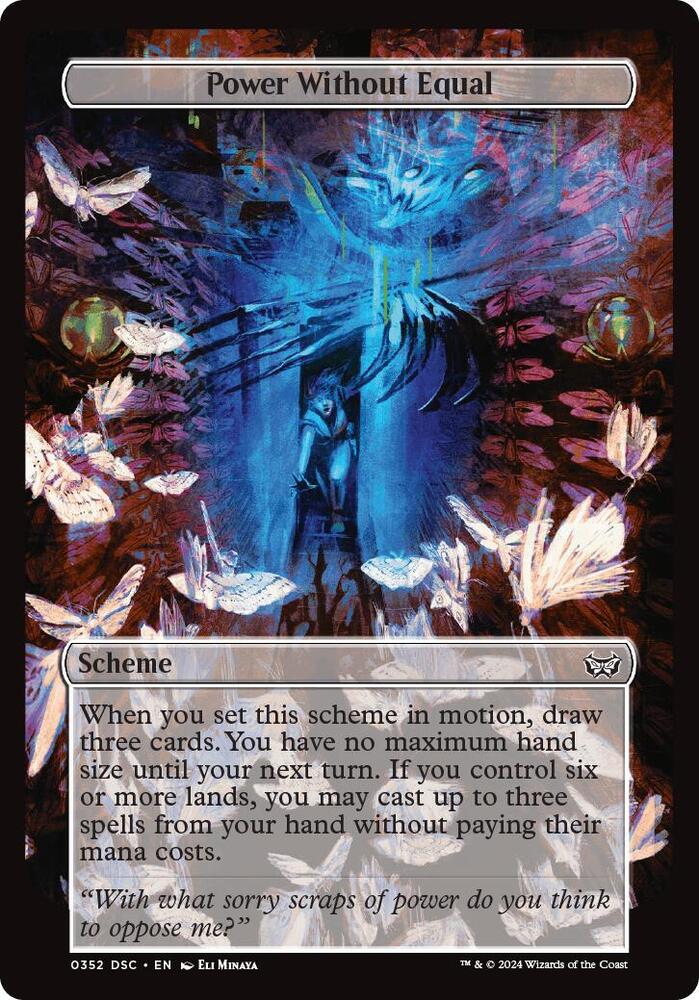 Power Without Equal (Full Art) - Archenemy: Duskmourn - Magic: The Gathering Power Without Equal (Full Art) - Archenemy: Duskmourn - Magic: The Gathering