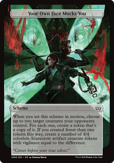 Your Own Face Mocks You Full Art