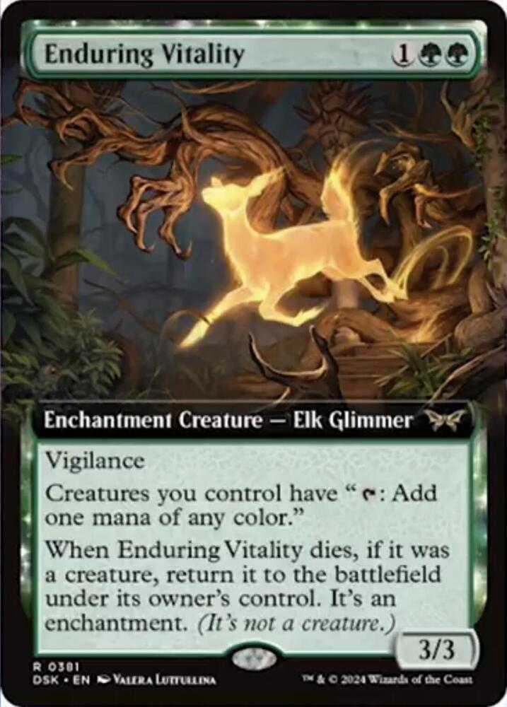 enduring cards mtg Duskmourn Enduring Courage Playmat for Magic: The Gathering – MTG PRO Shop main image 0