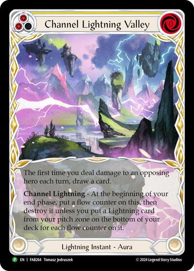 Channel Lightning Valley - FAB264 Flesh and Blood: Promo Cards card price