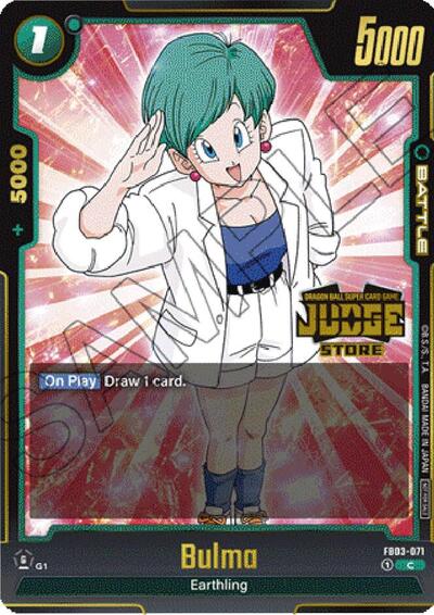 Bulma - FB03-071 (Judge Pack (Store Judge) 02) Tournament and Championship Promos Common Dragon Ball card — value and price