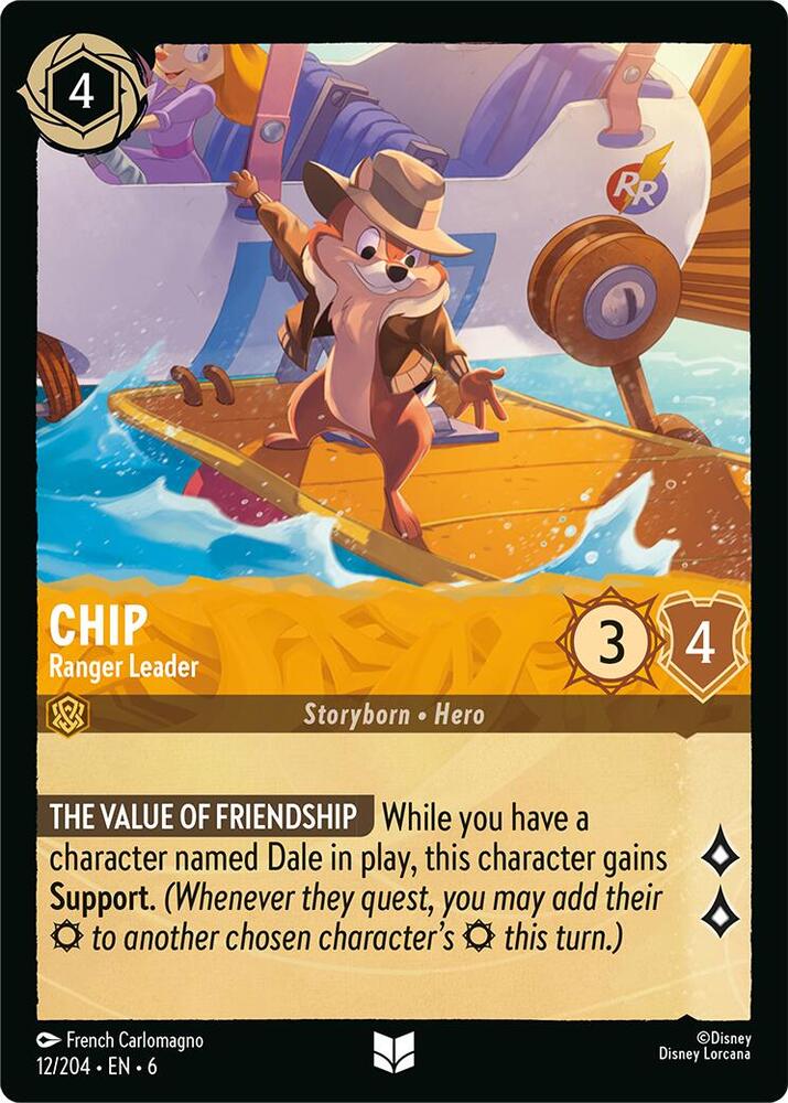 Chip - Ranger Leader - Azurite Sea - Disney Lorcana - TCGplayer.com