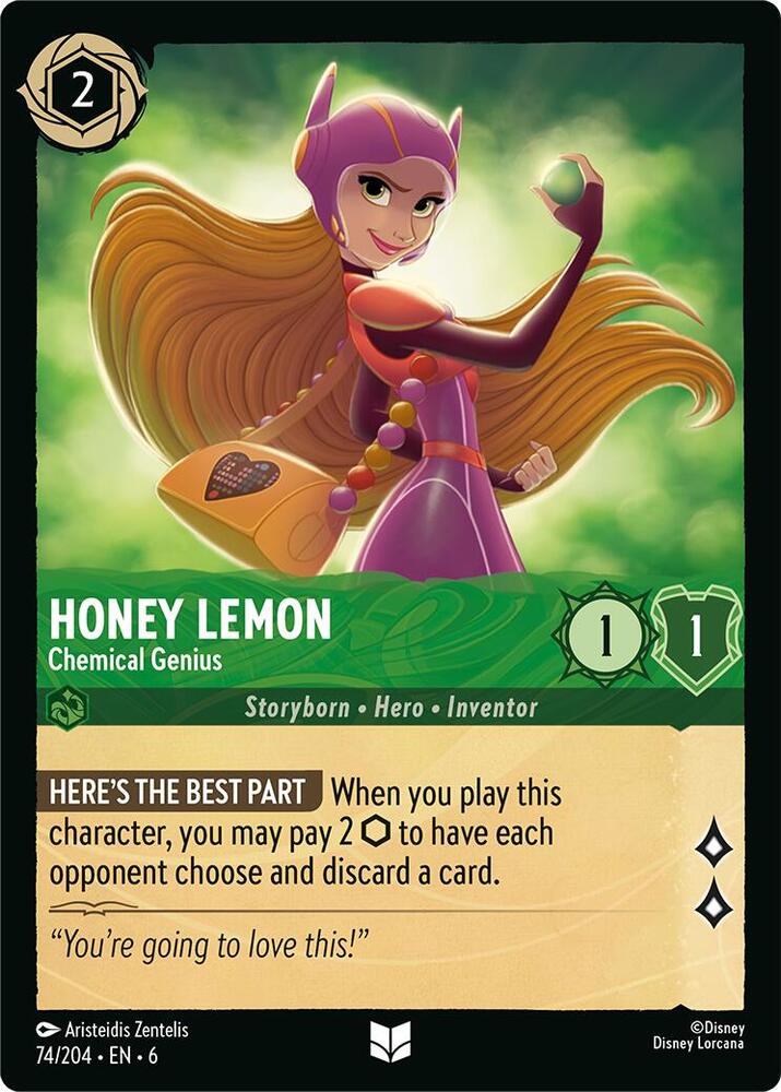 Honey Lemon - Chemical Genius - Azurite Sea - Disney Lorcana