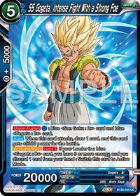 SS Gogeta, Intense Fight With a Strong Foe card art